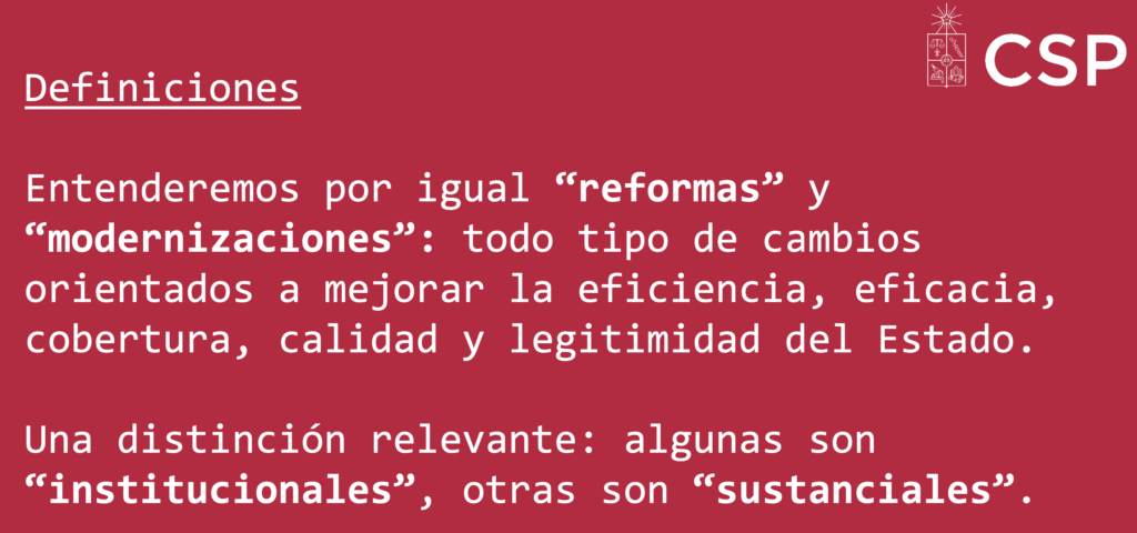 definición de modernización del estado