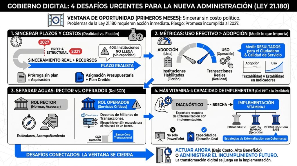 Gobierno digital: cuatro desafíos urgentes para la nueva administración